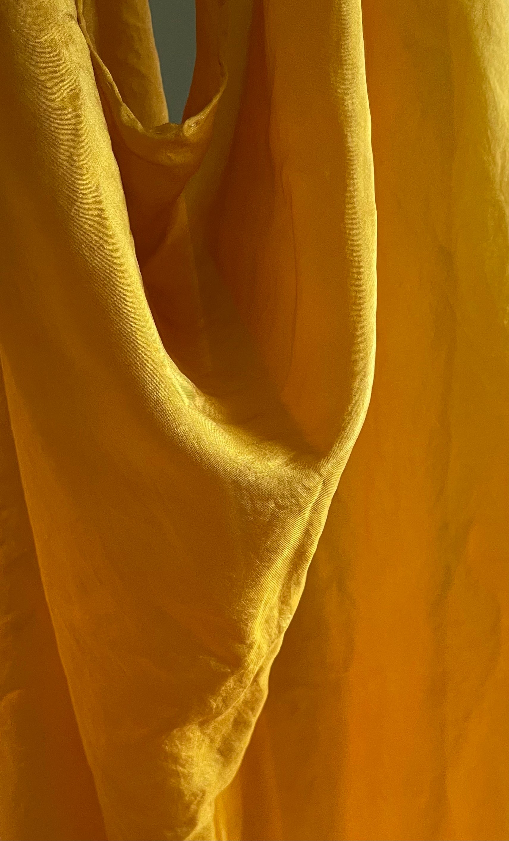 XL Silk Scarf Marigold