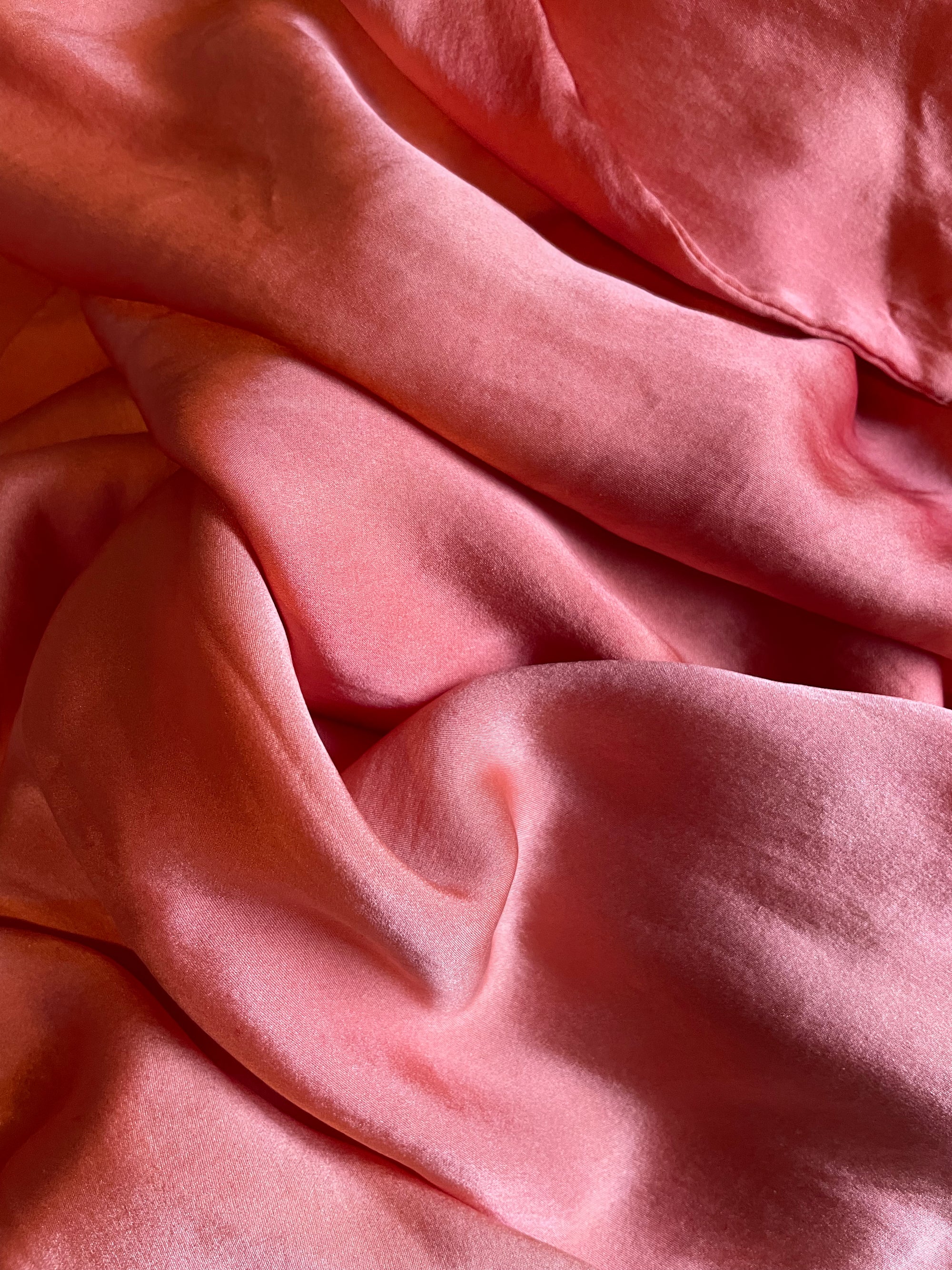 Coral Pink Pillowcase Set