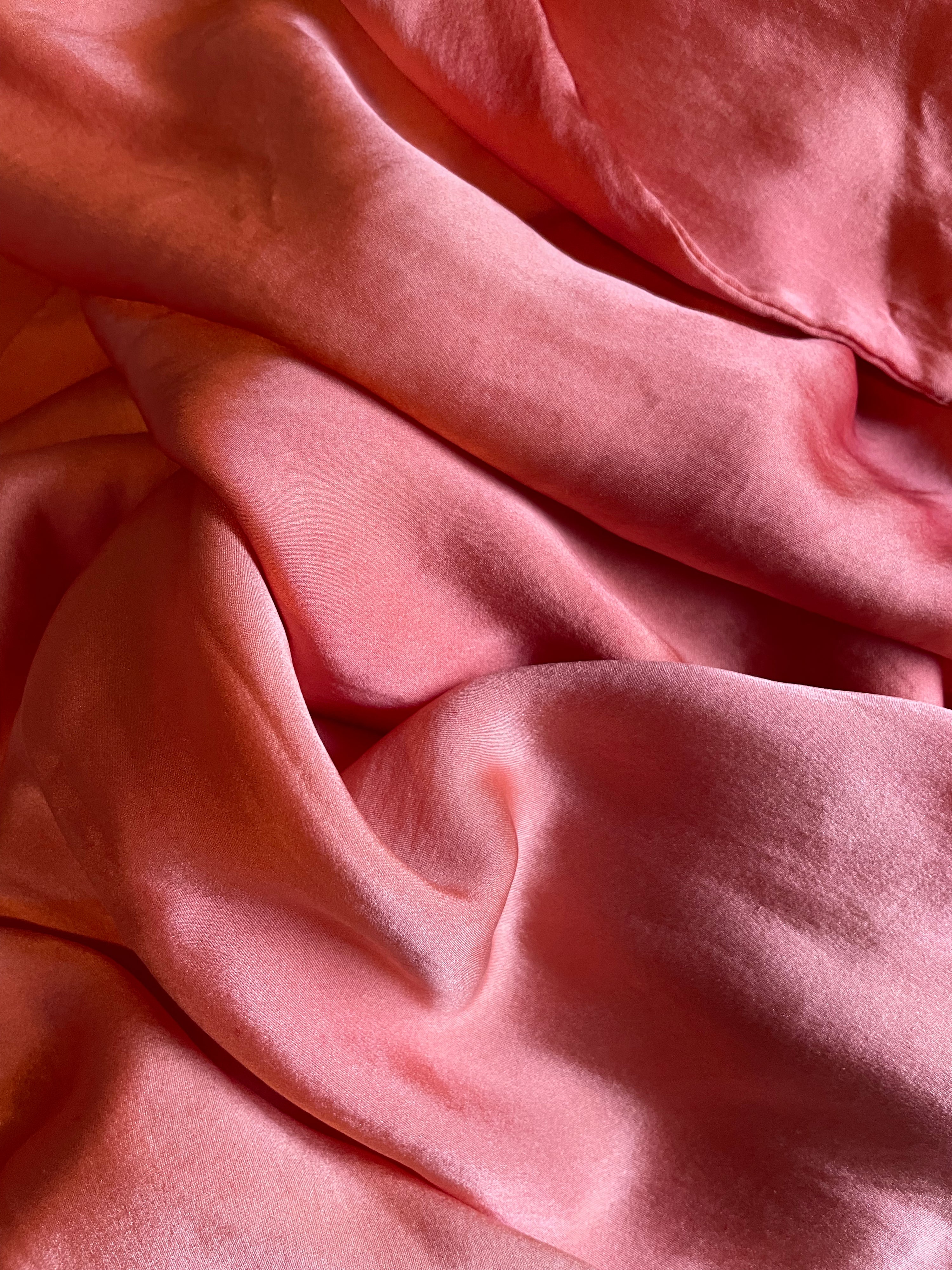 Coral Pink Pillowcase Set