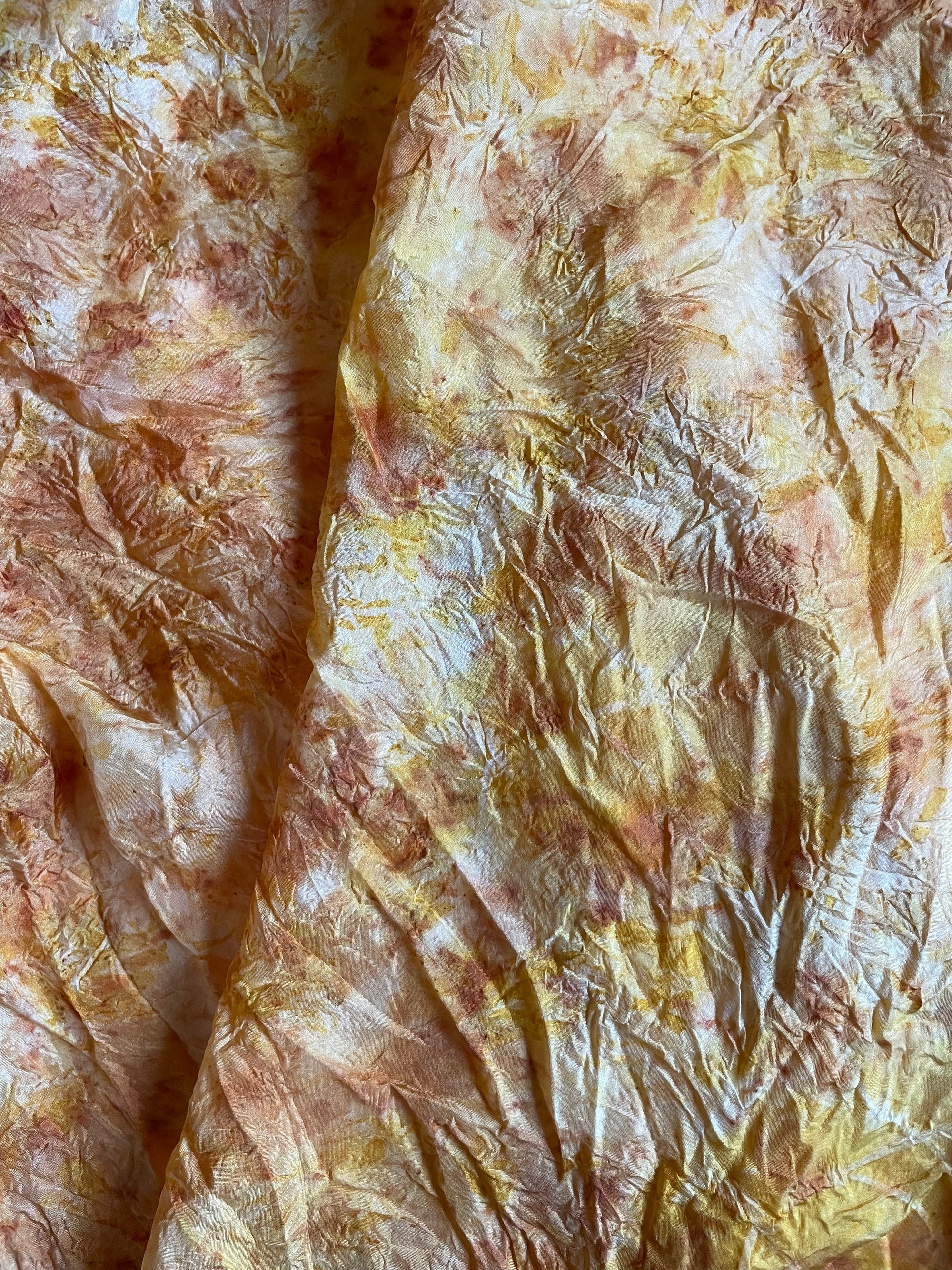 XL Silk Scarf Marigold + Cosmos