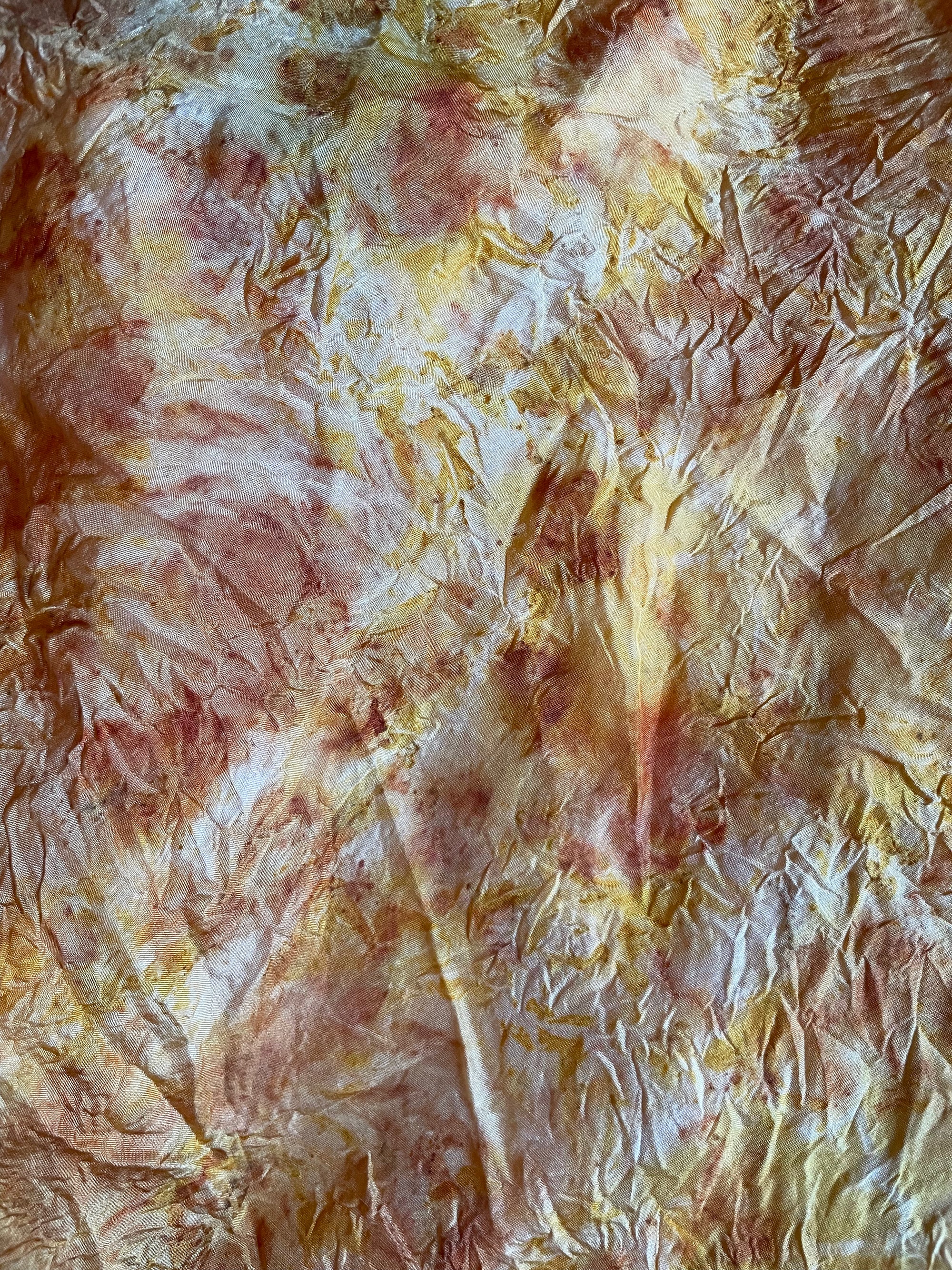 XL Silk Scarf Marigold + Cosmos