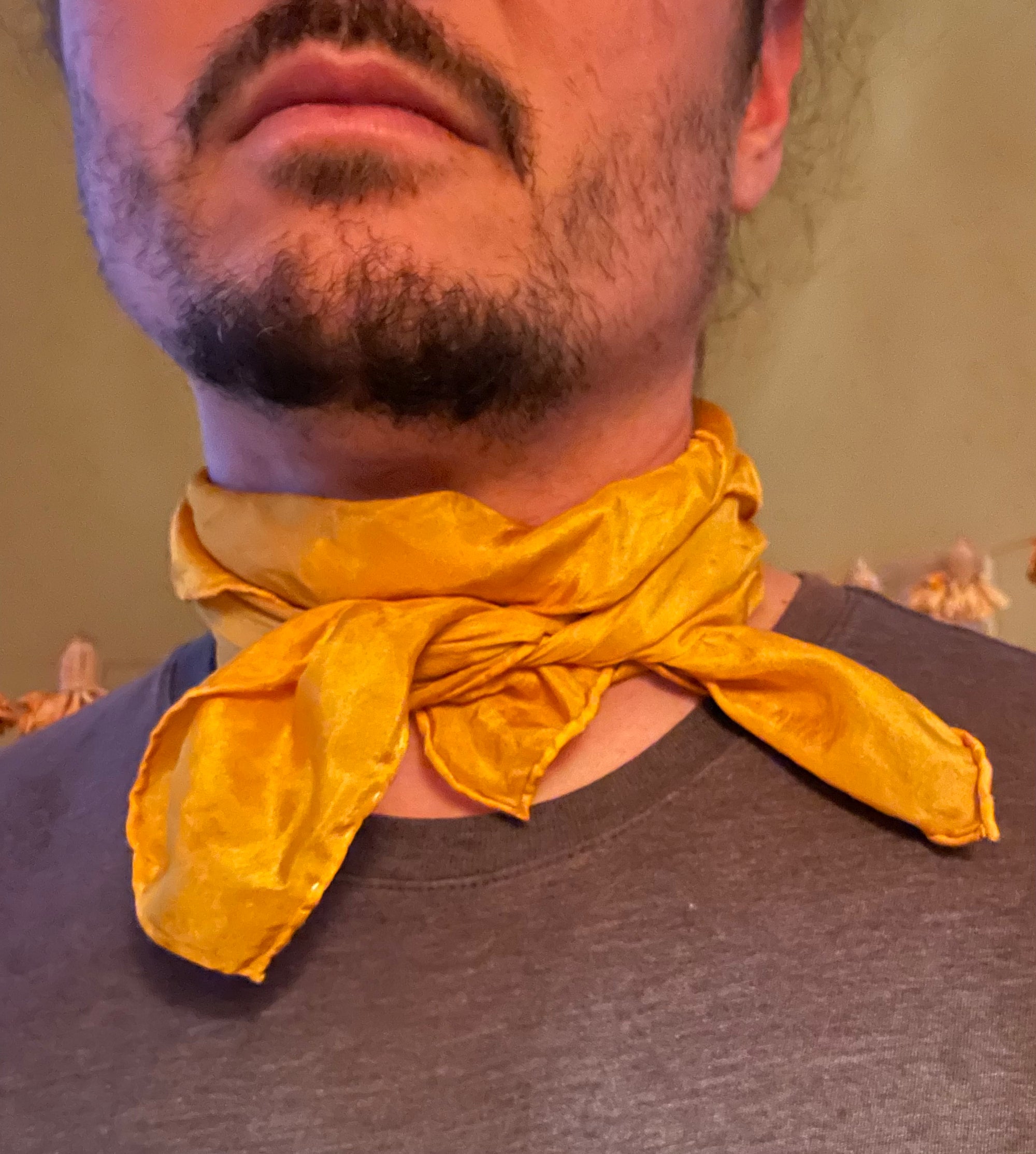 XL Silk Scarf Marigold