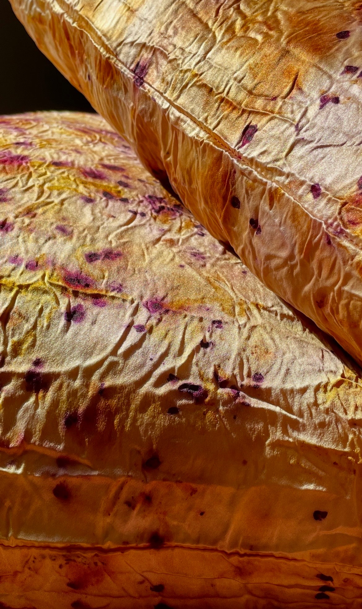 Floral Galaxy Silk Pillowcase Set