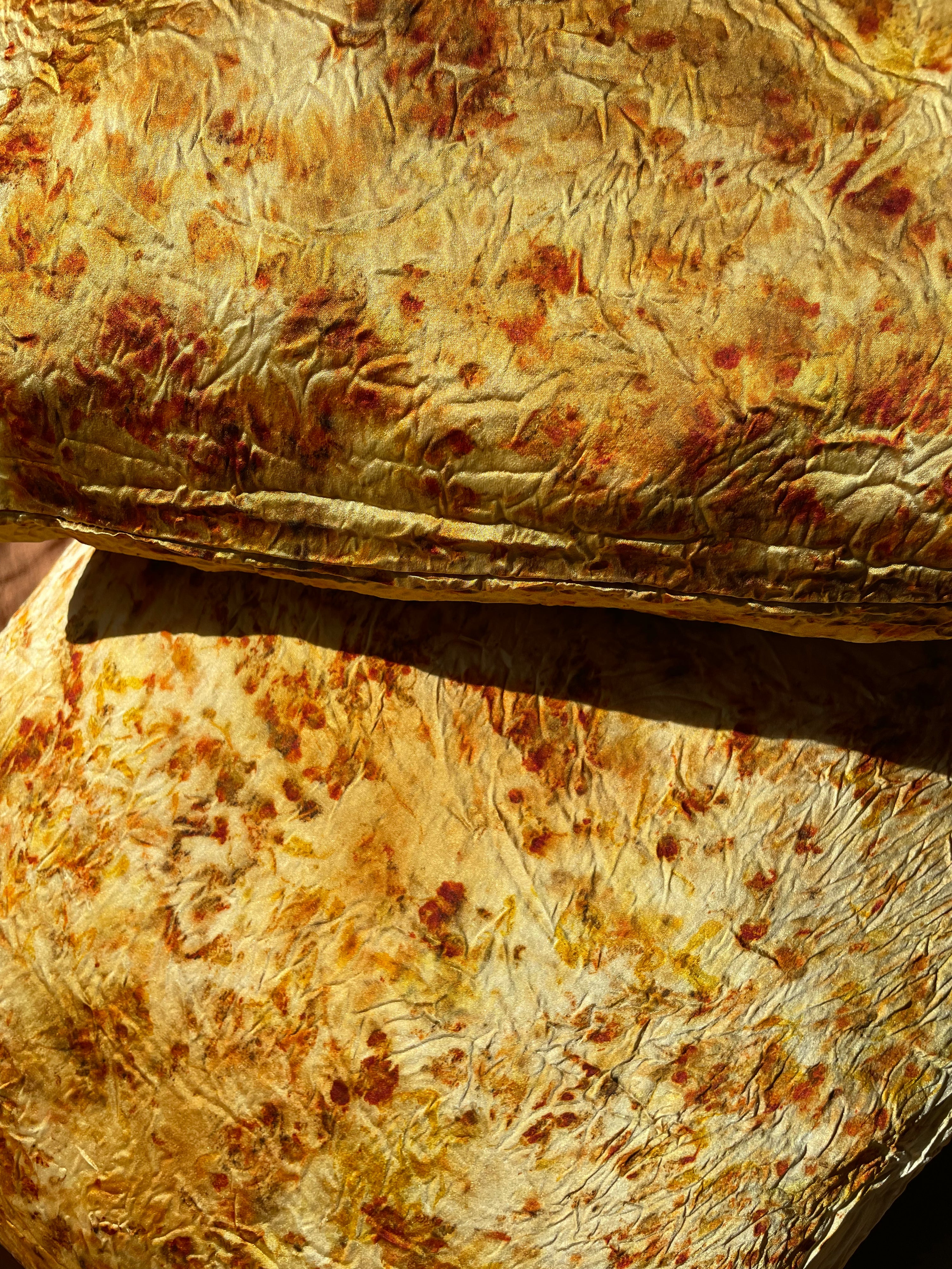 Glowing Embers Silk Pillowcase Set