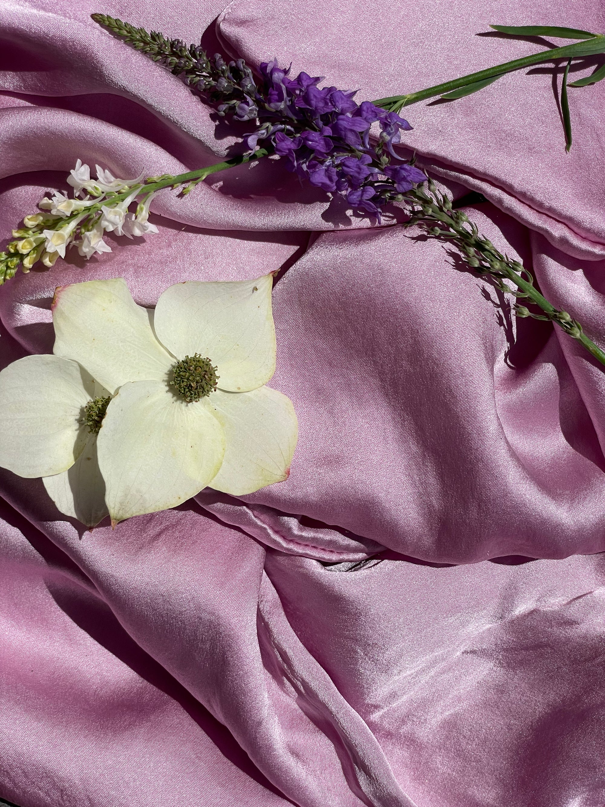 Light Lilac Silk Pillowcase Set