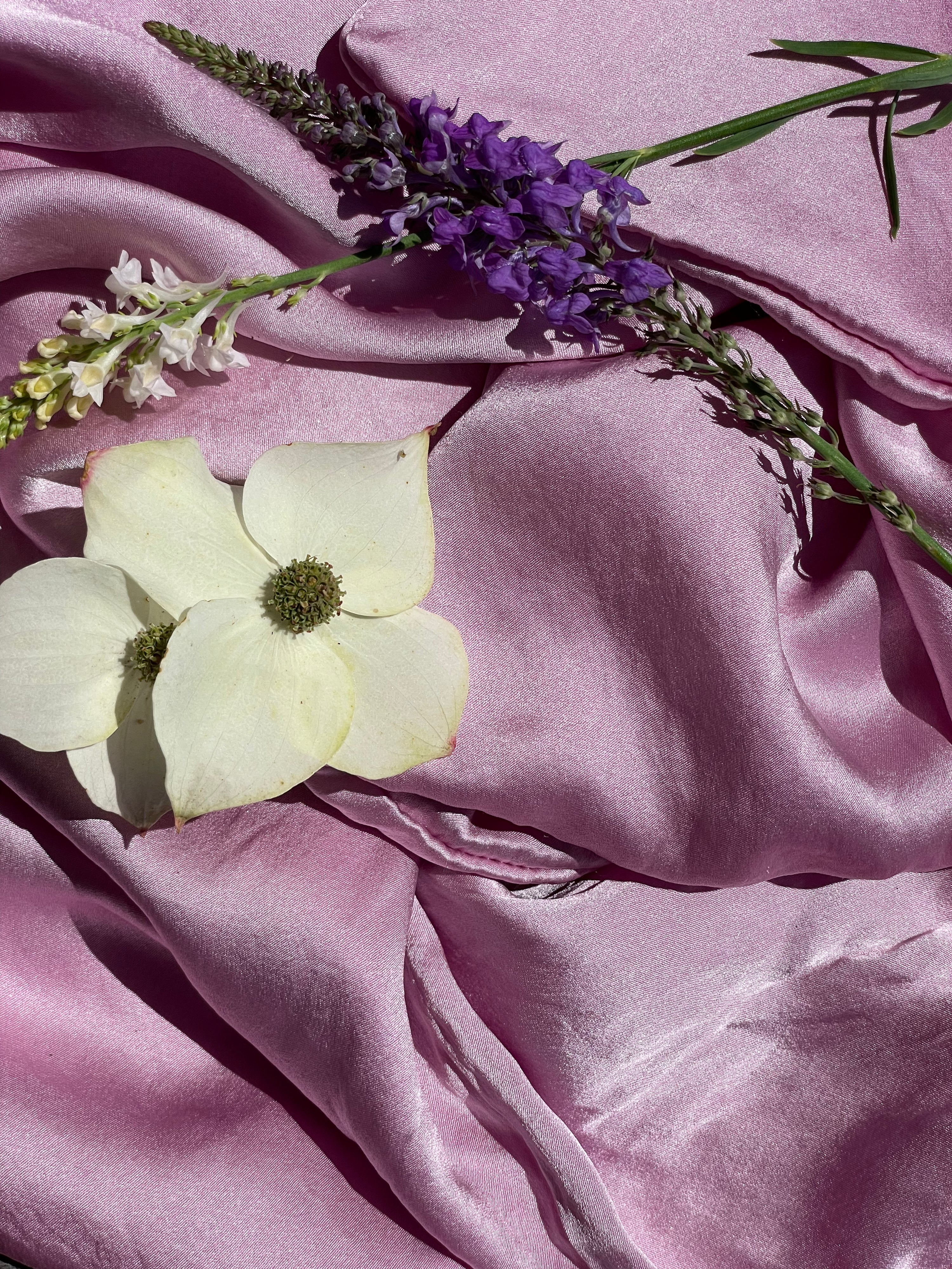 Light Lilac Silk Pillowcase Set