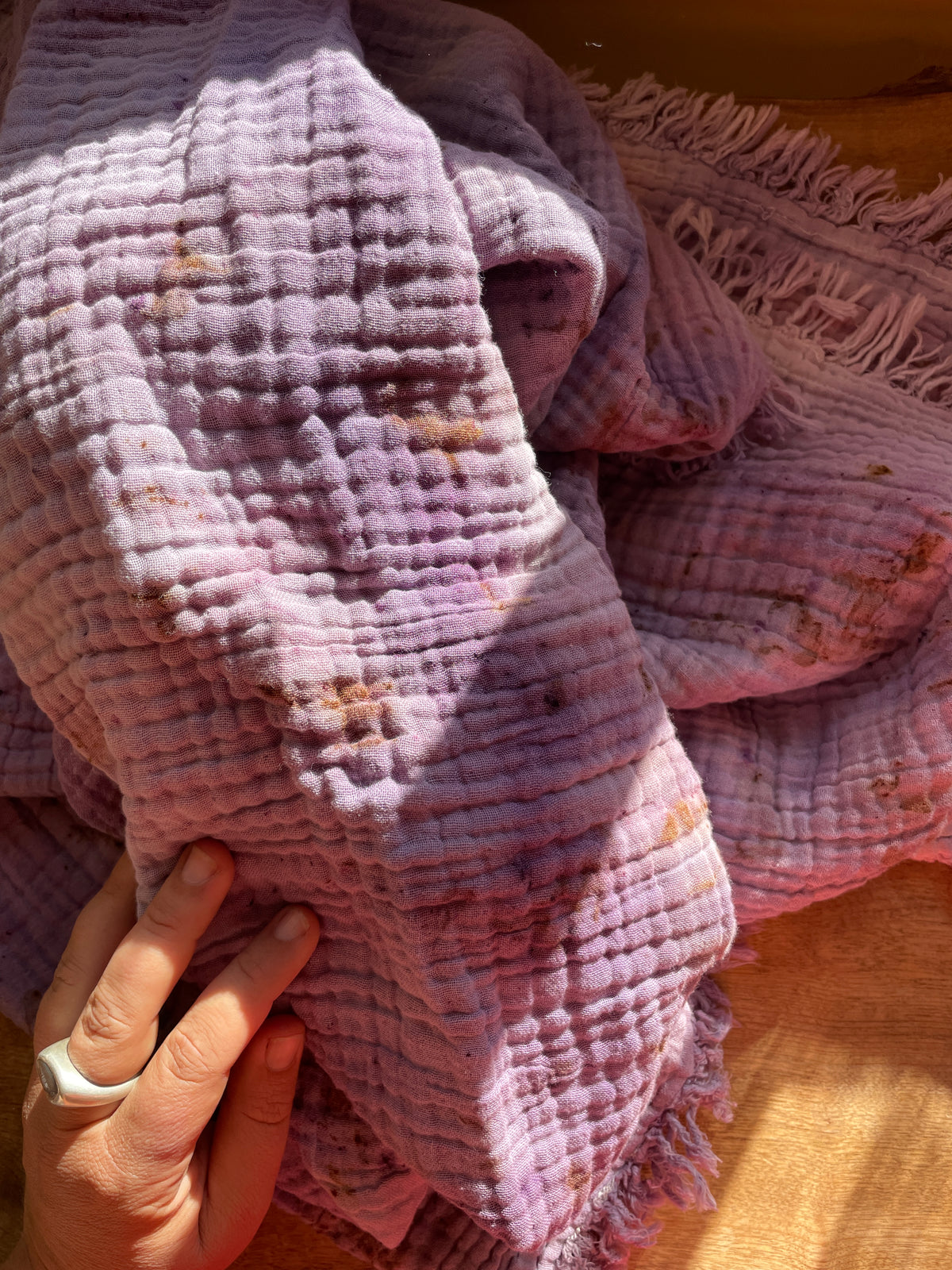 Lilac Magic Blanket - Cozy Cotton Gauze