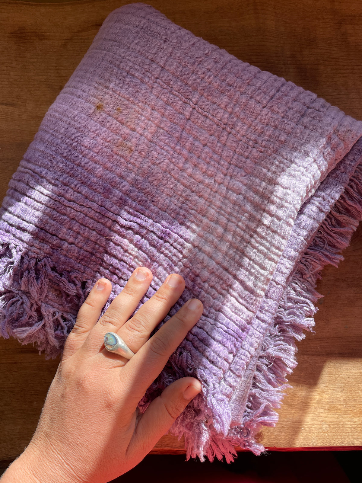 Lilac Magic Blanket - Cozy Cotton Gauze