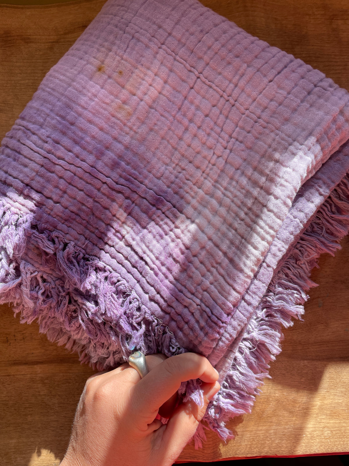 Lilac Magic Blanket - Cozy Cotton Gauze