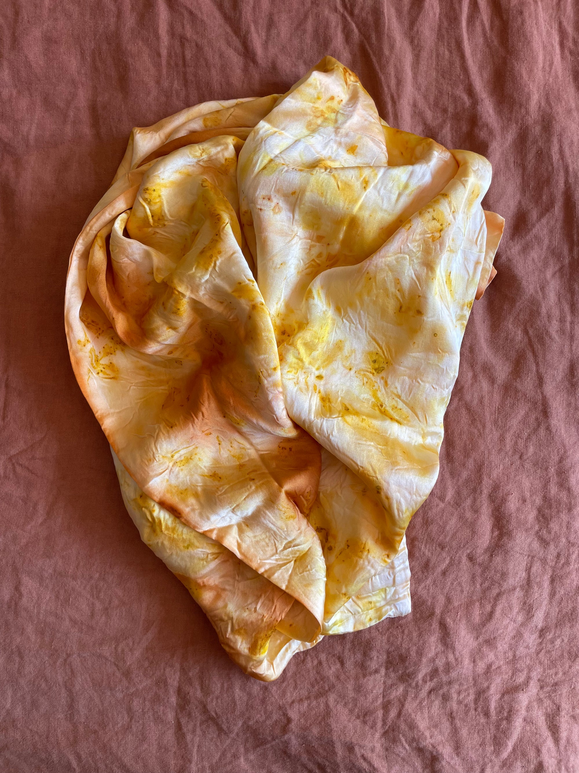 Golden Sunset Silk Pillowcase Set