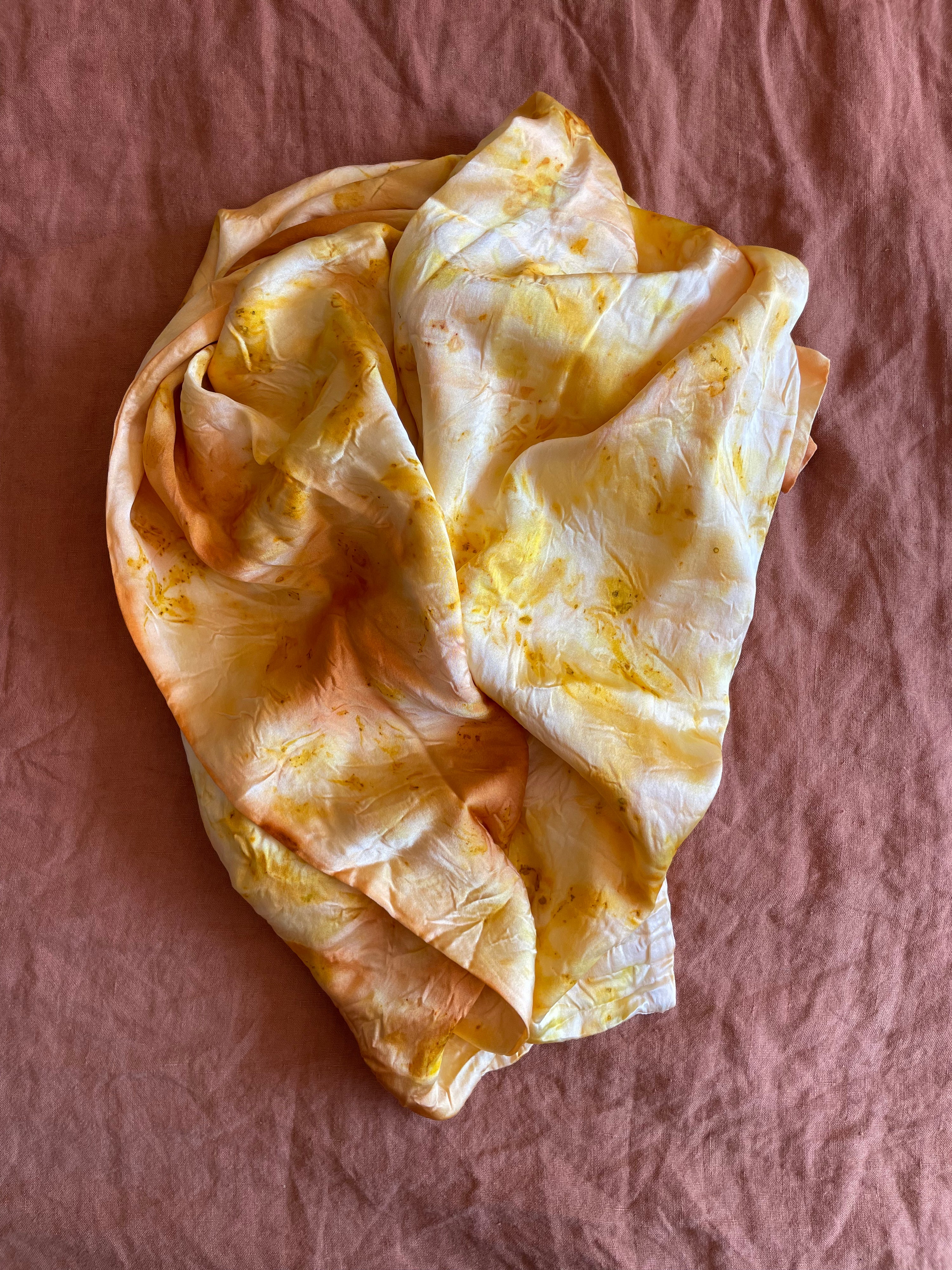 Golden Sunset Silk Pillowcase Set